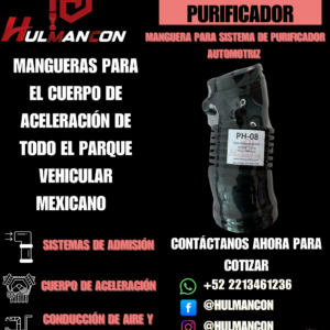 MANGUERAS PURIFICADOR DE AIRE