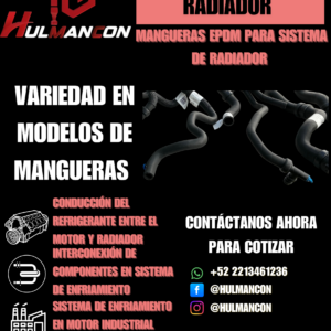 MANGUERAS PARA RADIADOR