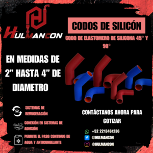 CODOS DE SILICON 45° Y 90°
