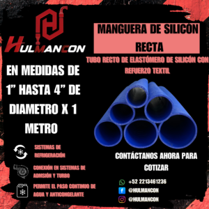 MANGUERA DE SILICON RECTA